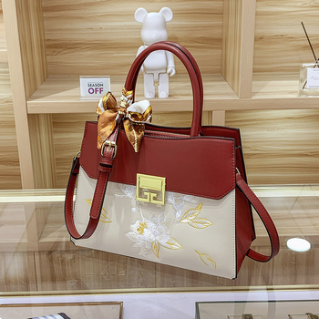 Τσάντα Tote PU, Street Style για μαμάδες, Άνοιξη 2024, οριζόντιου τετράγωνου σχήματος