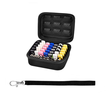 Кейс за съхранение на USB флаш памети и SD карти, EVA материал, релефна повърхност, товароносимост 5 кг