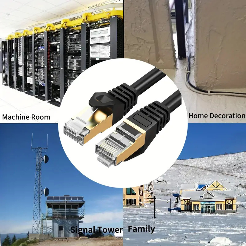 Καλώδιο δικτύου Class 8, 40G με θωράκιση, jumper καλώδιο, RJ-45, μήκος 1–30 m