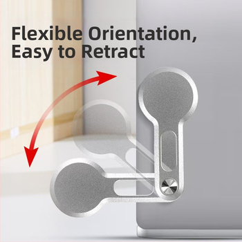 Настолен държач за телефон с MagSafe магнитно задържане, сгъваем и плаващ екран, алуминиева конструкция, универсална съвместимост