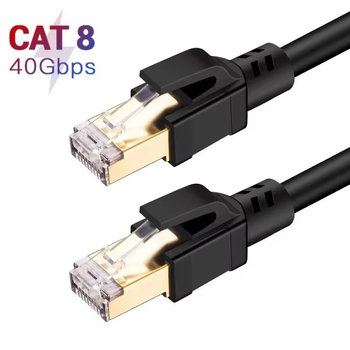 Cat8 Ethernet kabel RJ-45, unutarnja upotreba, za računala i prekidače, PVC + bakar bez kisika