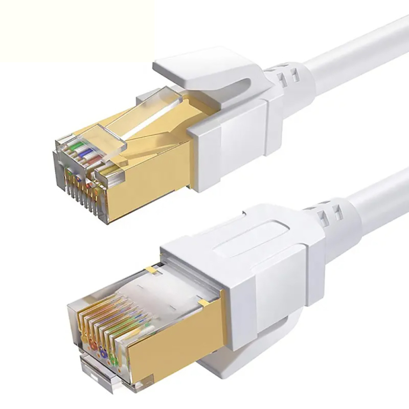 Cat8 Ethernet kabel RJ-45, unutarnja upotreba, za računala i prekidače, PVC + bakar bez kisika