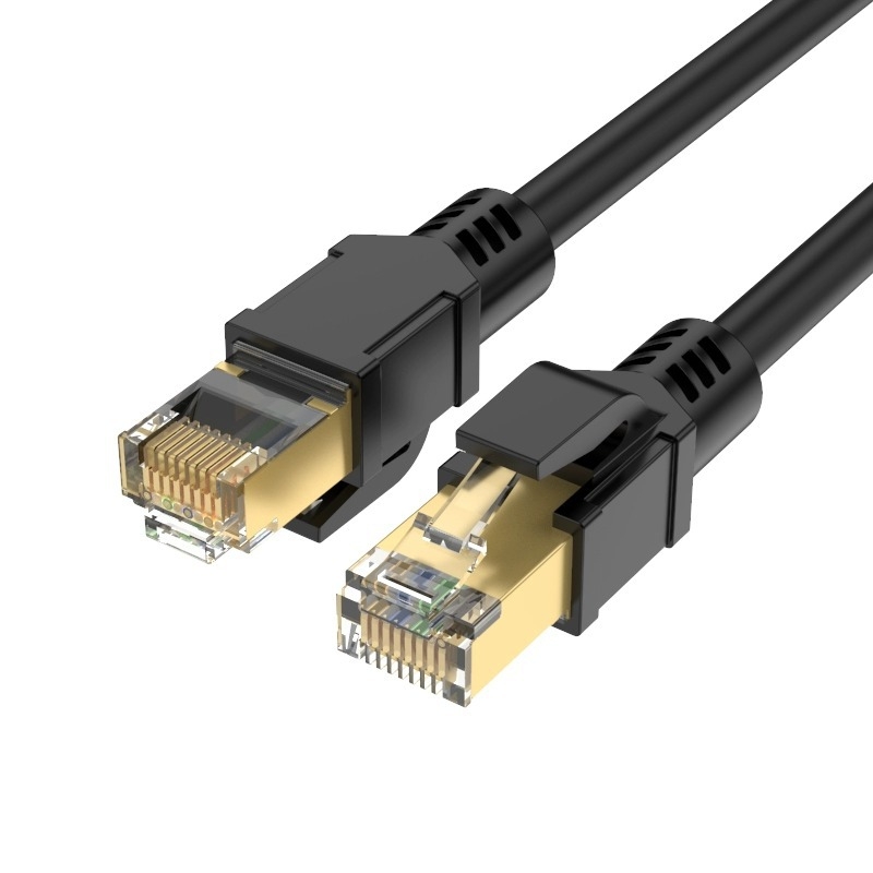 Cat8 Ethernet kabel RJ-45, unutarnja upotreba, za računala i prekidače, PVC + bakar bez kisika