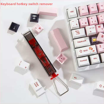 Dviejų funkcijų klavišų traukimo ir ašies išardymo įrankis mechaninėms klaviatūroms, ABS + 304 nerūdijančio plieno, 30 g, atsparus vandeniui