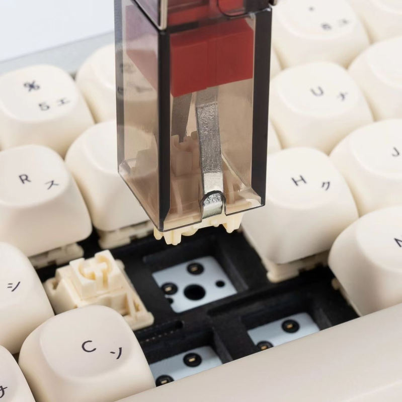 Dviejų funkcijų klavišų traukimo ir ašies išardymo įrankis mechaninėms klaviatūroms, ABS + 304 nerūdijančio plieno, 30 g, atsparus vandeniui