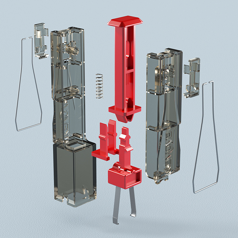 Dviejų funkcijų klavišų traukimo ir ašies išardymo įrankis mechaninėms klaviatūroms, ABS + 304 nerūdijančio plieno, 30 g, atsparus vandeniui