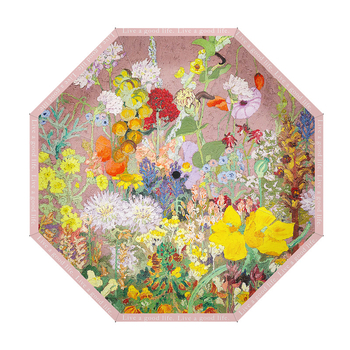 Trys dalių sulankstomas skėtis su UV apsauga UPF > 50, 190T audinys, 8 plieno rėmai, logotipo spausdinimas, rankinis atidarymas