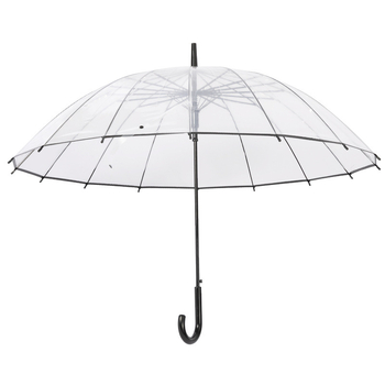 Ilgas rankos skėtis su tiesia lazdele, PVC audinys 190t, 16 plieninių rėmų, rankinis atidarymas, logotipo spauda ir pritaikymas galimi