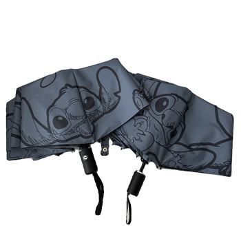 Sulankstomas skėtis – automatinis atidarymas, UV apsauga UPF>50, dviejų funkcijų naudojimui – saulėje ir lietuje, 8 rėmos, 190T audinys