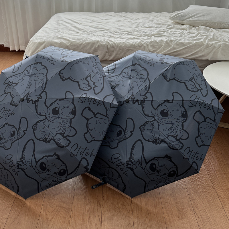 Sulankstomas skėtis – automatinis atidarymas, UV apsauga UPF>50, dviejų funkcijų naudojimui – saulėje ir lietuje, 8 rėmos, 190T audinys