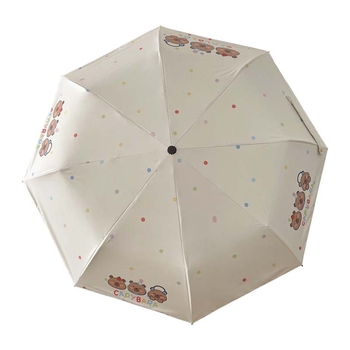 Automatinis sulankstomas skėtis su UV apsauga UPF >50, 8 rėmeliai, 190T audinys, lydinio rėmas