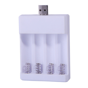 XL USB5/7 универсално 4-слотово зарядно за батерии, вход 5V 2A, изход 1.2V 0.25A × 2, CE сертифициран