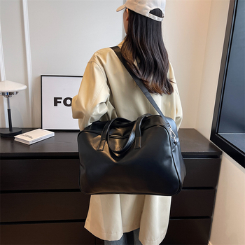 Τσάντα ταξιδιού unisex με μεγάλη χωρητικότητα, ελαφριά PU τσάντα για σπορ και αποσκευές, αναπνέουσα και εύκολη στη μεταφορά