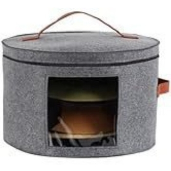 Κουτί αποθήκευσης καπέλων - φελτ, μάρκα Ruiping, γεωμετρικό σχέδιο, χωρίς επένδυση, οικιακή χρήση