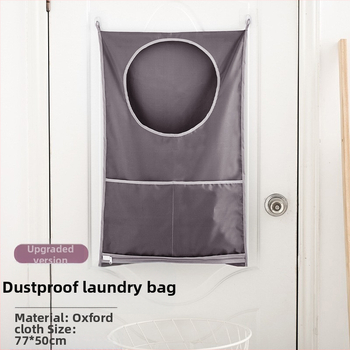 Sieninis pakabinamas vonios saugojimo maišelis, Oxford audinys, paprastas modernus 3D dizainas, sieninis tvirtinimas, skirtas apatiniams drabužiams ir nešvarioms aprangoms