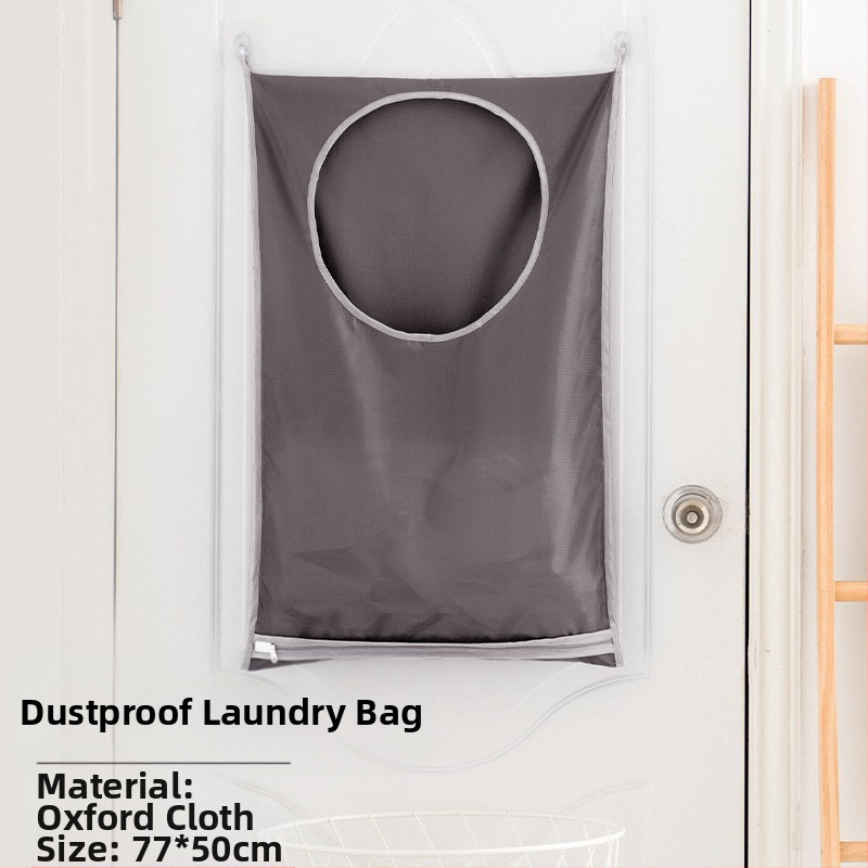 Sieninis pakabinamas vonios saugojimo maišelis, Oxford audinys, paprastas modernus 3D dizainas, sieninis tvirtinimas, skirtas apatiniams drabužiams ir nešvarioms aprangoms