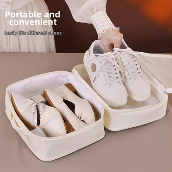 Τσάντα αποθήκευσης παπουτσιών με κύβο σχήμα, πολυεστέρας, μοντέλο 1007, πολλαπλών χρήσεων για ταξίδια και οικιακή αποθήκευση