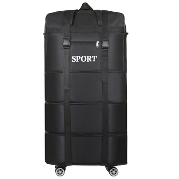 Επεκτεινόμενη τσάντα ταξιδιού με ρόδες, 56-75L, Oxford ύφασμα, επέκταση και αποθήκευση, Unisex