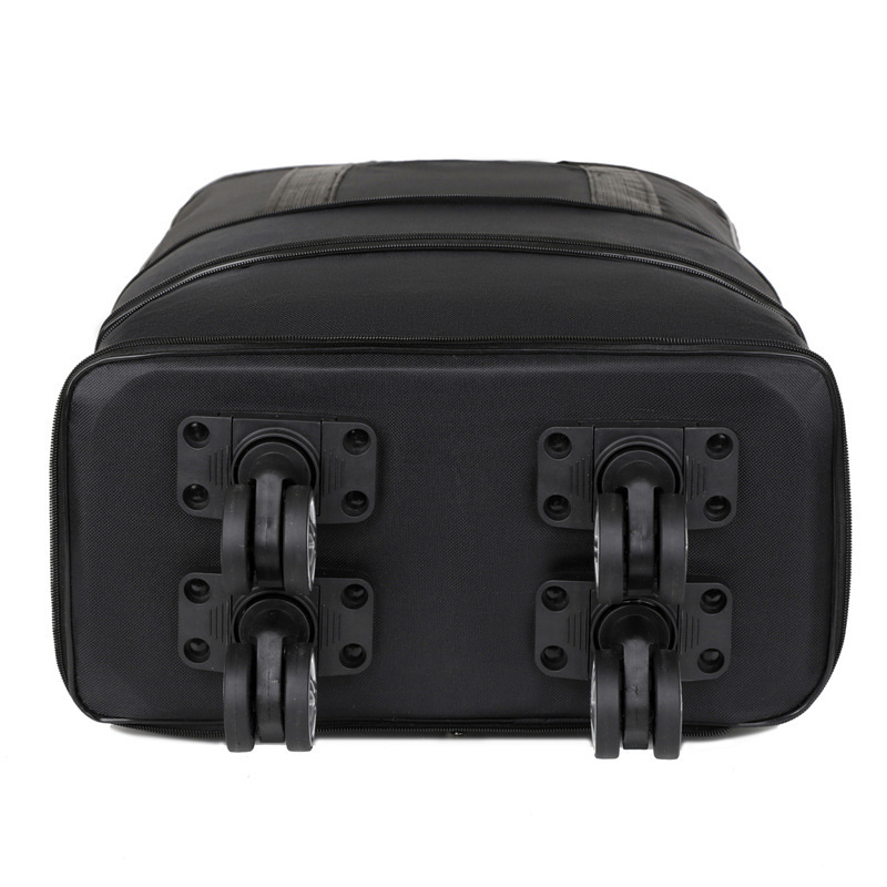 Rucsac cu roți extensibil pentru călătorii, 56-75L, material Oxford, extensie și depozitare, Unisex