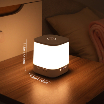 Презареждаща се нощна лампа с докосване, вградена батерия, PC абажур, ≤36V, CE сертифицирана