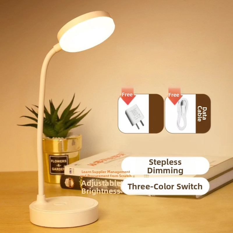 LED λάμπα γραφείου με προστασία ματιών (τροφοδοσία USB, 3W, CRI 80-89, πιστοποιητικό CE, τάση ≤36V)