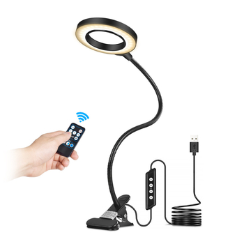 LED κλιπ-λαμπα γραφείου με προστασία ματιών, τηλεχειριστήριο, USB τροφοδοσία, νυχτερινό φως, μεταλλική σκιά, σύγχρονο μινιμαλιστικό σχέδιο, CE πιστοποιημένο