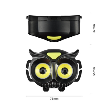 LED galvos žibintas, 10W, 1200mAh baterija, rankinis įkrovimas, nuotolis 100–200 m