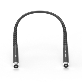 LED лампа за шия с гъвкава шийка — три режима на осветление, вградена литиева батерия, пластмасов абажур, напрежение до 36V