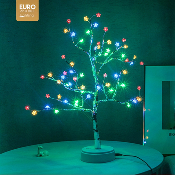 LED φώτα Χριστουγέννων σε σχήμα νιφάδας χιονιού για διακόσμηση σπιτιού και ξενοδοχείου, USB τροφοδοσία (4,5V), IP43, με ρυθμιζόμενη ένταση φωτισμού, Sanan Optoelectronics