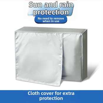 Ārējai klimatiskajai vienībai aizsargs - poliesteraudums, zīmols Meishi Meile, mūsdienīgs minimālisma stils, aizsardzība pret putekļiem un laikapstākļiem