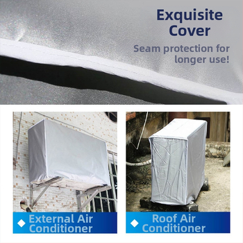 Ārējai klimatiskajai vienībai aizsargs - poliesteraudums, zīmols Meishi Meile, mūsdienīgs minimālisma stils, aizsardzība pret putekļiem un laikapstākļiem