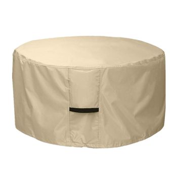 Apaļš uguns aizsargs vāks, 210D Oxford audums, ārējai lietošanai, pret vēju un putekļiem, piemērots griliem un brazieriem