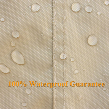 Apaļš uguns aizsargs vāks, 210D Oxford audums, ārējai lietošanai, pret vēju un putekļiem, piemērots griliem un brazieriem