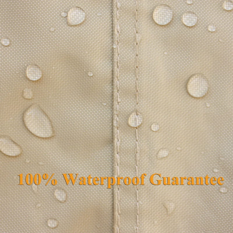 Apaļš uguns aizsargs vāks, 210D Oxford audums, ārējai lietošanai, pret vēju un putekļiem, piemērots griliem un brazieriem