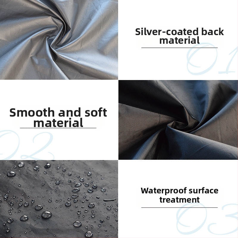 Покривало за външен нагревател - водоустойчиво, прахоустойчиво, сребърно покритие от полиестер тафта, персонализируемо, защита от сняг, слънце, дъжд и прах