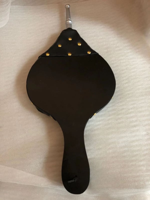 LEIXIN Дървен камин Bellows — ръчен вентилатор за барбекю, модерен стил, MDF боядисано дърво, произход Гуандун