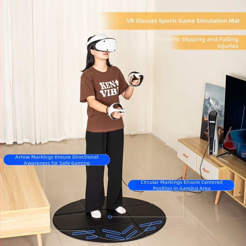 DEVASO Proti Kolízi VR Podložka pre Meta Quest 3S/3, Nintendo Switch 2 a Vision Pro – Model DC – Hmotnosť 760 g