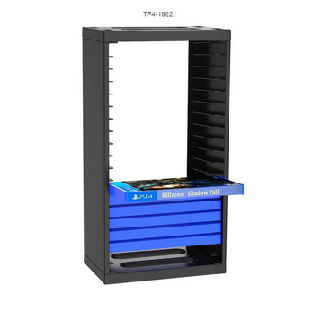 PS4 Ράφι Αποθήκευσης Δίσκων – Διπλού Επιπέδου Θήκη για PS4, PS4 Slim και PS4 Pro (ABS)