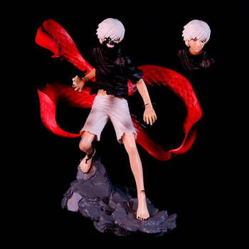 Tokyo Ghoul Kaneki Ken μάσκα φιγούρα, χειροποίητο PVC, με εναλλάξ πρόσωπο, συσκευασμένο σε κουτί, 18+