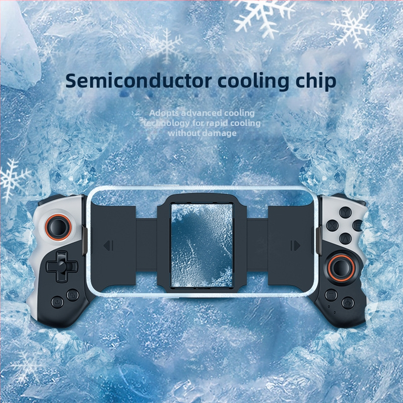 JK02 гейм контролер със полупроводниково охлаждане, Bluetooth, Type-C, вибрационна обратна връзка, съвместим с Android и iOS