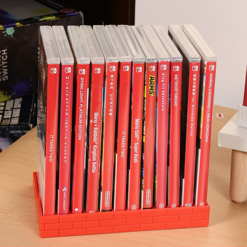 Stojan na kartridže Switch OLED, 12 slotov, ABS materiál