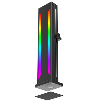 Десктоп скоба за графична карта GL-01 ARGB, алуминиева сплав, магнитен държач, 3-пин 5V ARGB синхрон с дънна платка