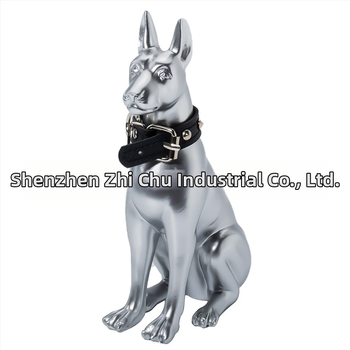 Декоративна статуетка на куче за дневната стая, естествена смола, модерен минималистичен стил