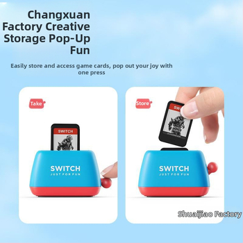Nintendo Switch žaidimų kortelių laikymo dėžutė su silikono korpusu, suderinama su Switch, Lite ir OLED