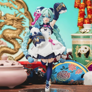 PVC Hatsune Miku Panda фигура, статичен модел, цветна кутия, подходяща за 14+ години и за възрастни 18+