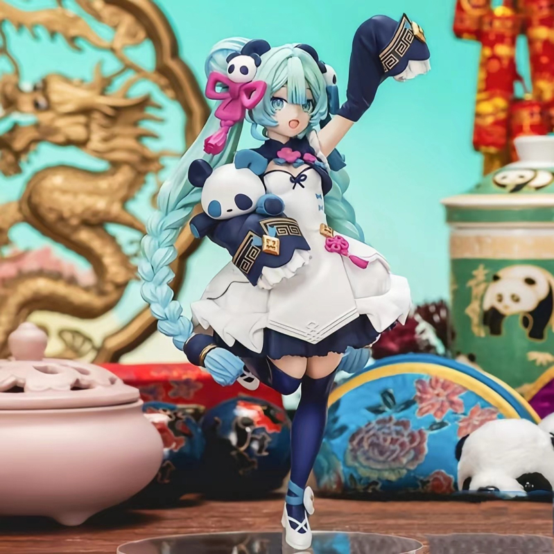 PVC Hatsune Miku Panda фигура, статичен модел, цветна кутия, подходяща за 14+ години и за възрастни 18+