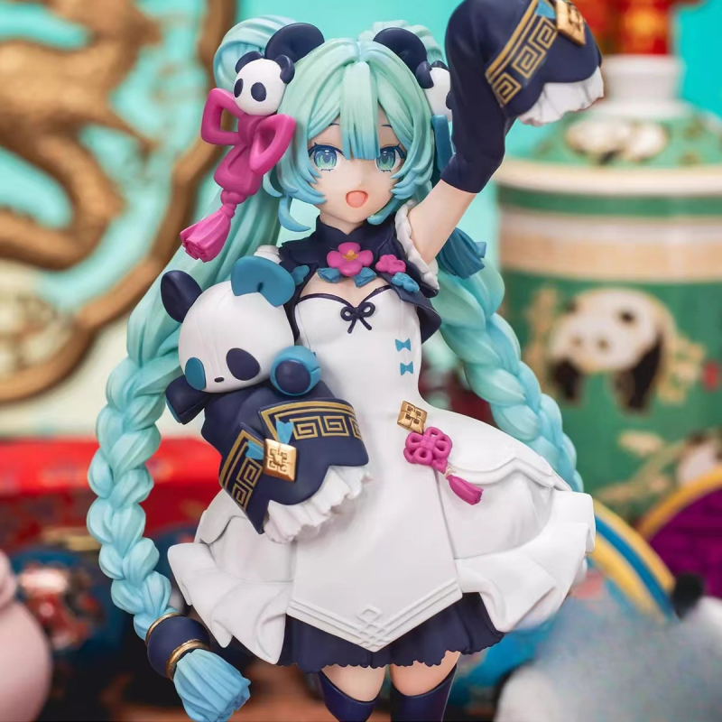PVC Hatsune Miku Panda фигура, статичен модел, цветна кутия, подходяща за 14+ години и за възрастни 18+