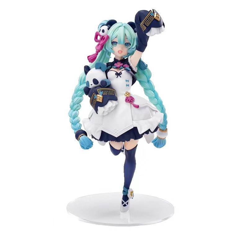 PVC Hatsune Miku Panda фигура, статичен модел, цветна кутия, подходяща за 14+ години и за възрастни 18+