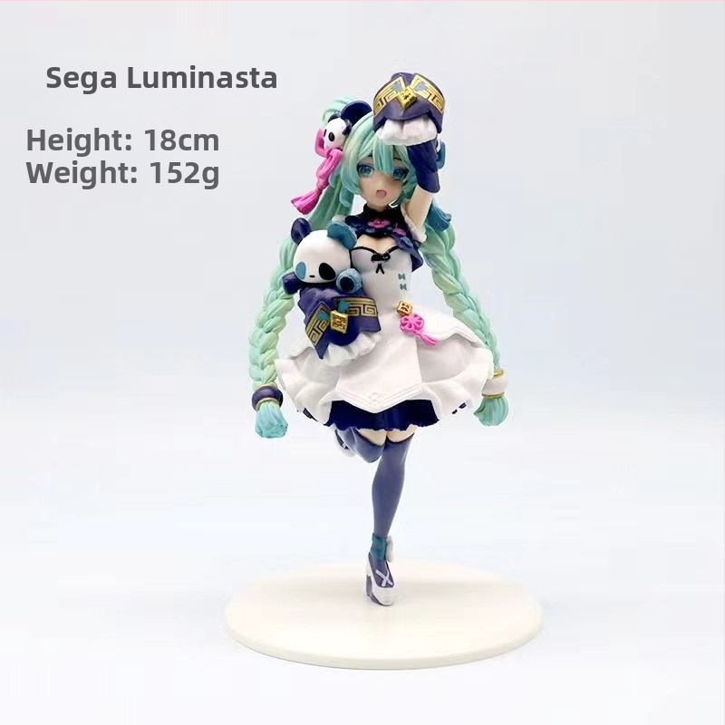 PVC Hatsune Miku Panda фигура, статичен модел, цветна кутия, подходяща за 14+ години и за възрастни 18+