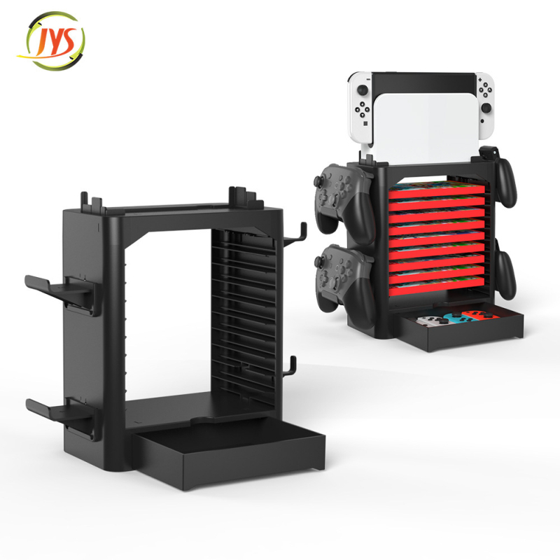 JYS Switch OLED πολυλειτουργική βάση αποθήκευσης - ABS υλικό, 665 γρ, συμβατή με Nintendo Switch / Switch OLED, μοντέλο switch/Switch OLED